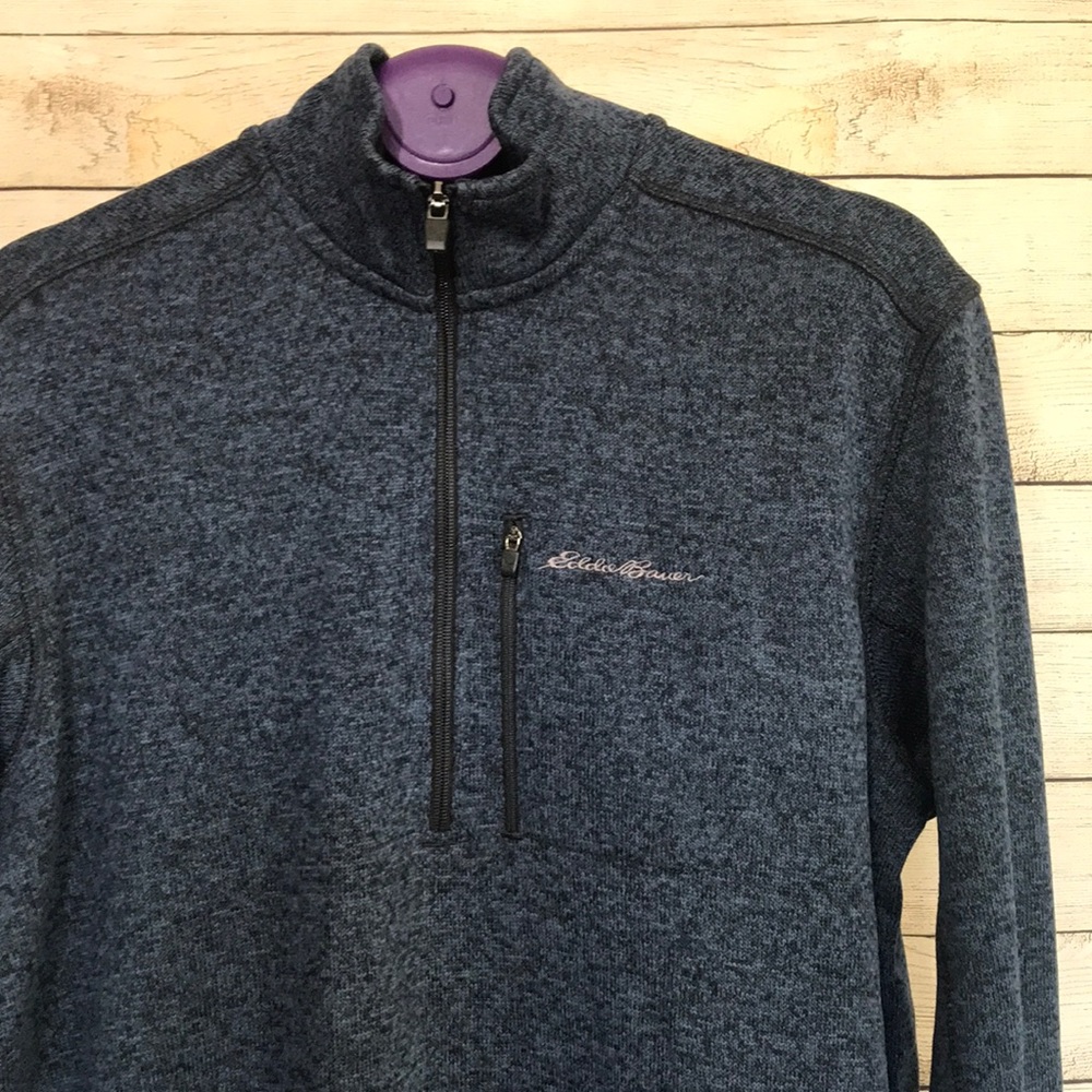 Eddie Bauer Quarter Zip Sweater (NWOT)